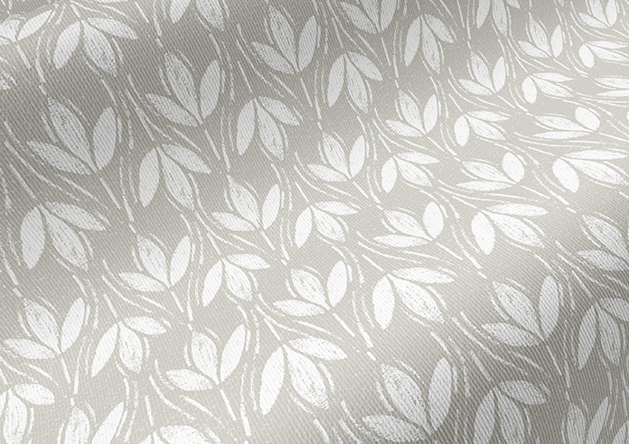 Tea Leaves, Dove Grey - Twist&Fit Roller Blind - Image 4